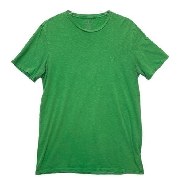 American Eagle Burnout T-shirt Size Large green short sleeve 90s tee - Picture 1 of 7